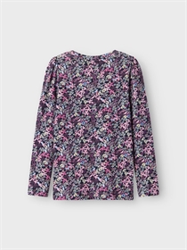 NAME IT Nina Langærmet Bluse Dark Sapphire